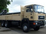 MAN LKW 27.342 6x6 Langpritsche mit Atlas Heckkran 155.1