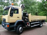 MAN Lkw 18.264 4 x 4 mit Atlas Kran 120.2E